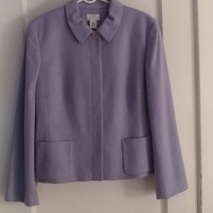 Ann Taylor Loft Mostly Wool Lavender Blazer/Sz 16